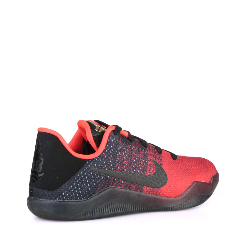 детские красные баскетбольные кроссовки Nike Kobe XI Elite Low 822945-670 - цена, описание, фото 2
